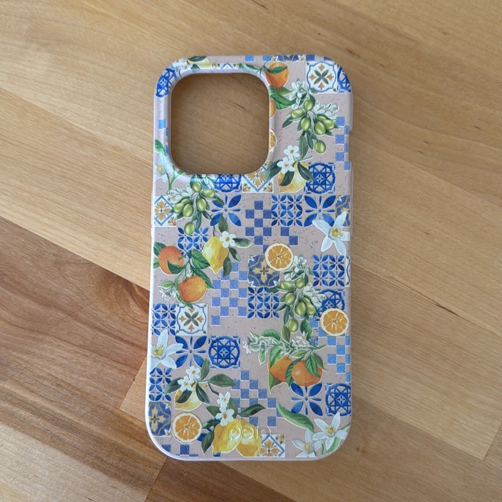 PELA Case Oranges Sicilian Pattern iPhone 15 Pro phone case